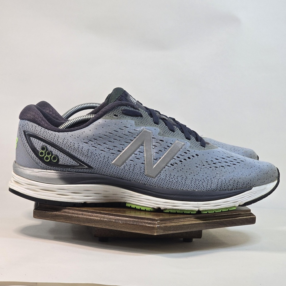 New Balance 880v8 Running Shoes Mens Size 13 Navy Lime Neutral Cushion Athletic